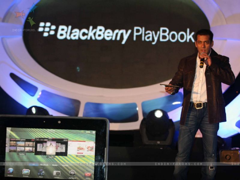 Wallpaper   Salman Khan launches Blackberry Playbook tablet in Mumbai