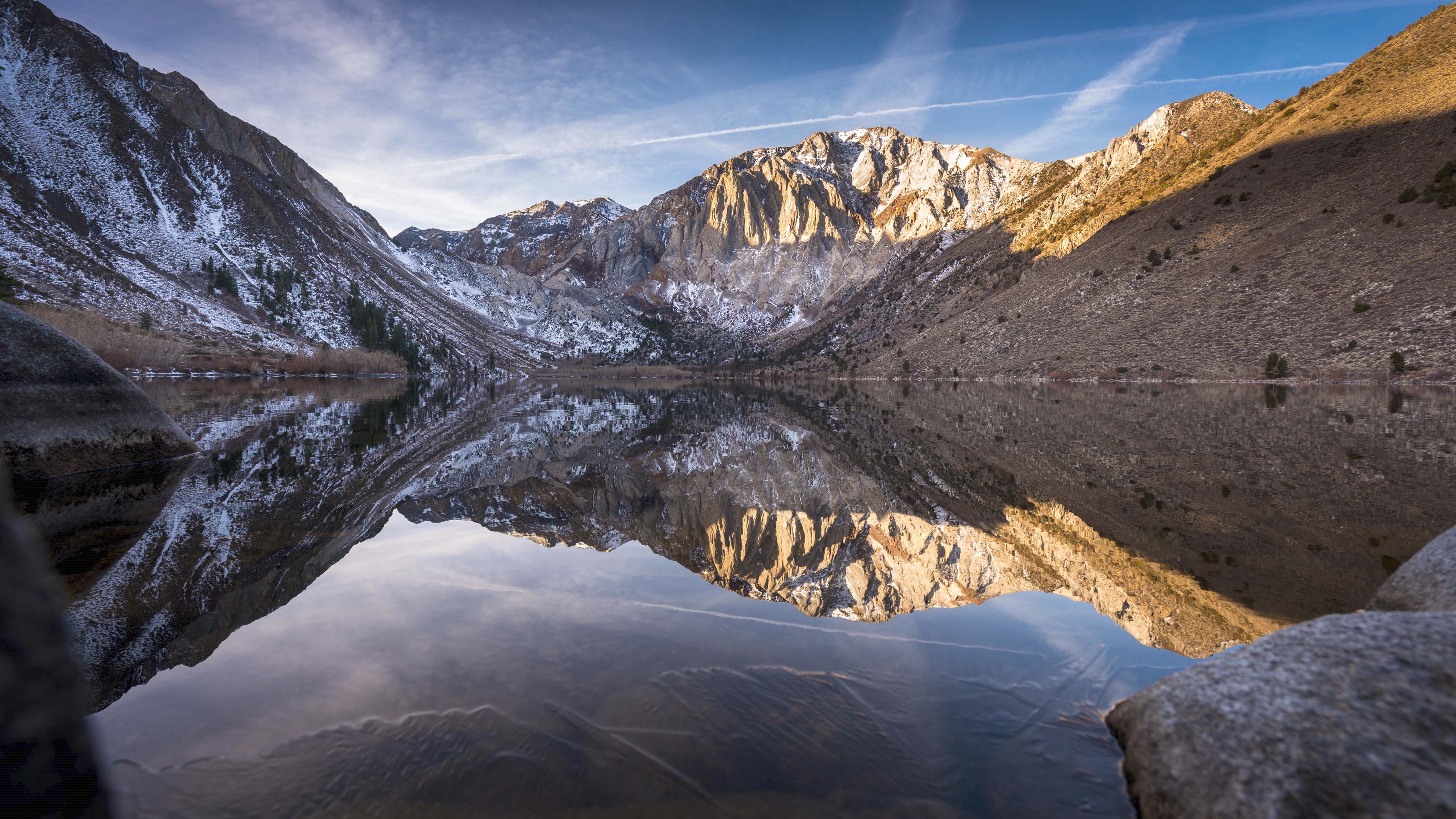 4k Over The Convict Lake Wallpaper Hd