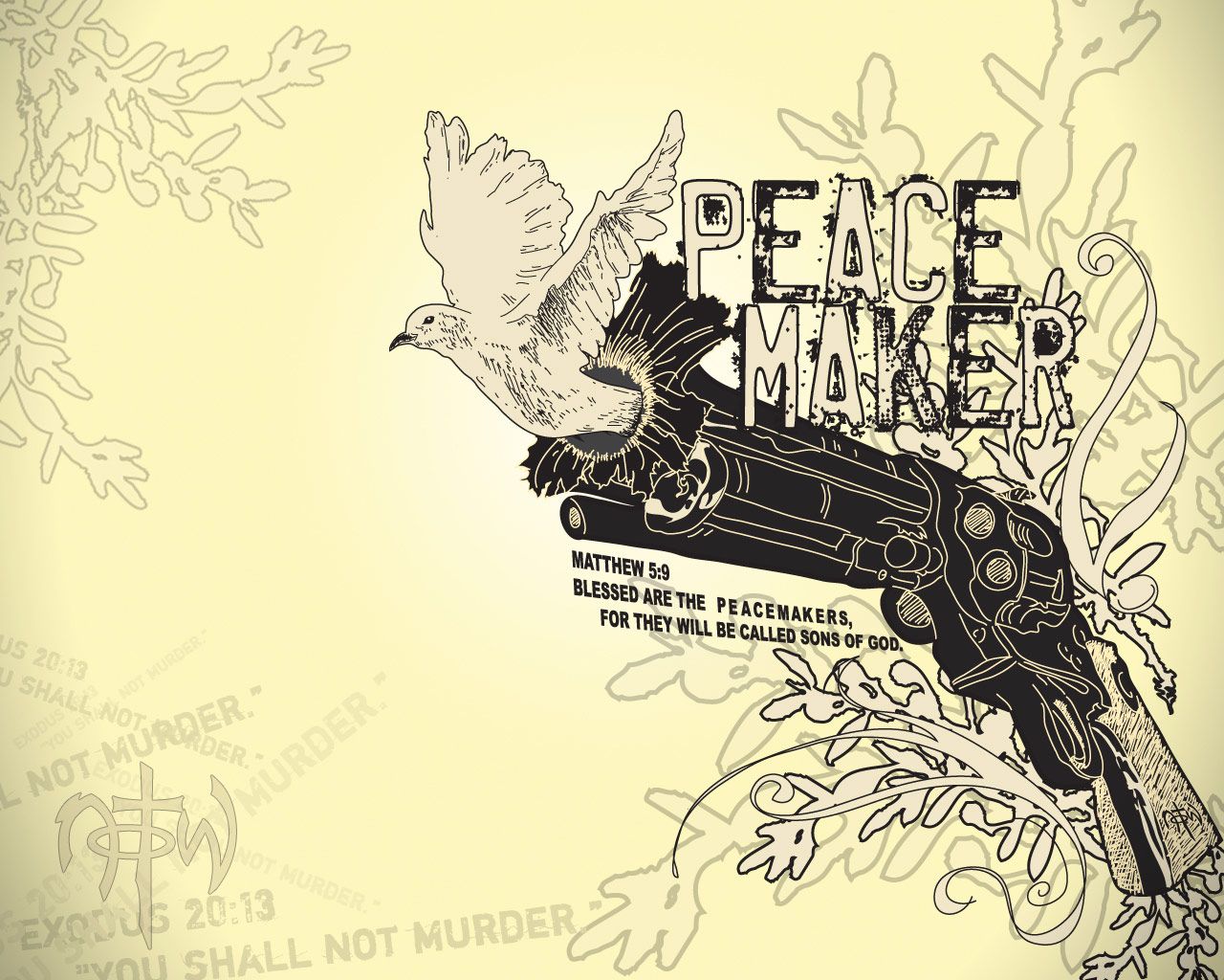 Blessed Are The Peacemakers Wallpaper Christian