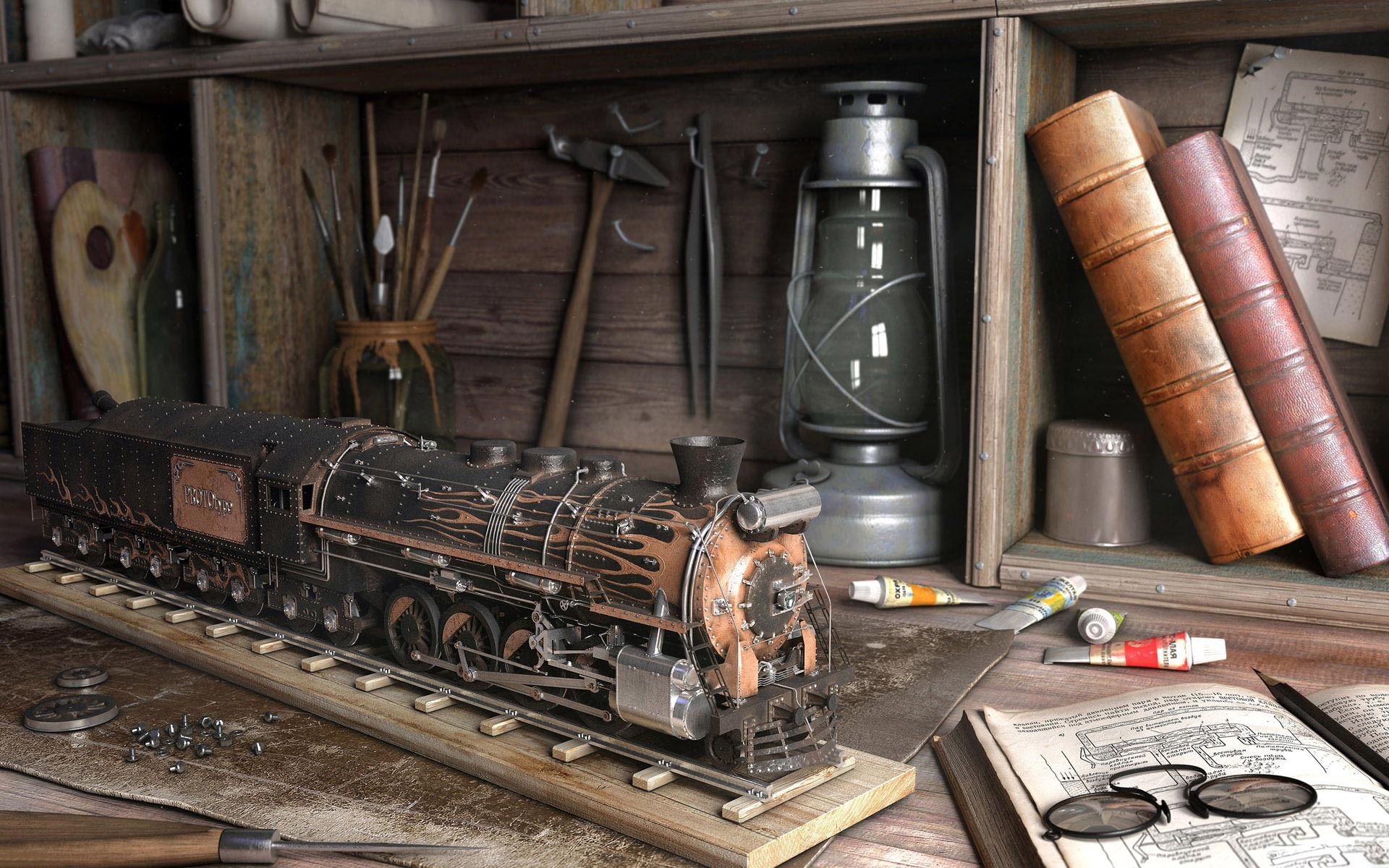 Model Train Wallpaper