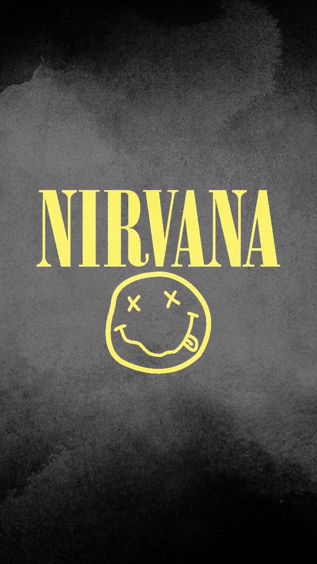 Nirvana Wallpaper Edited By Me Grunge Logo Band