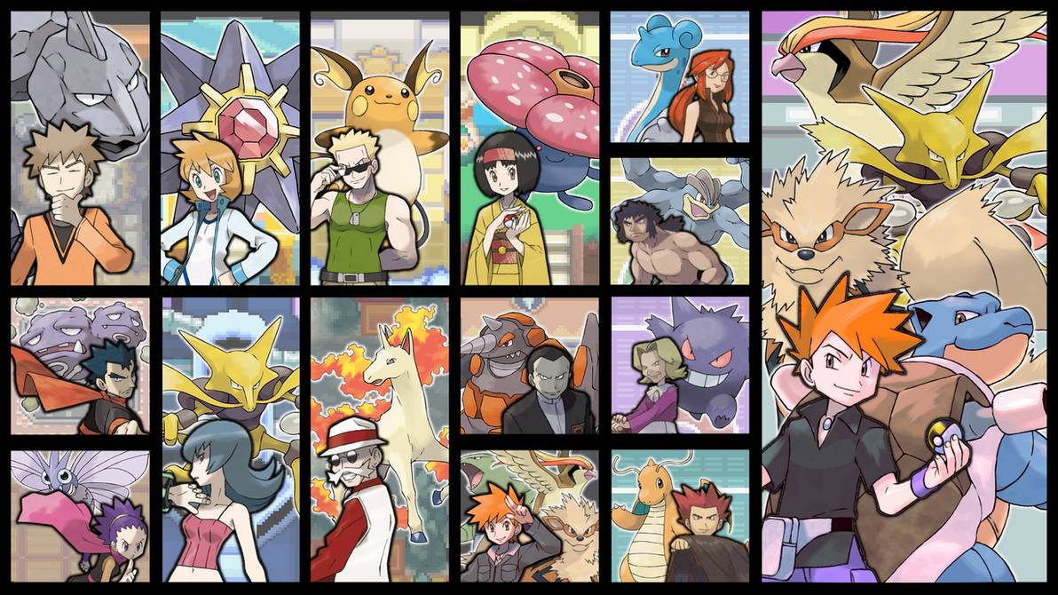 Pokemon Kanto Gen I Iv Wallpaper By Mattplaysvg On