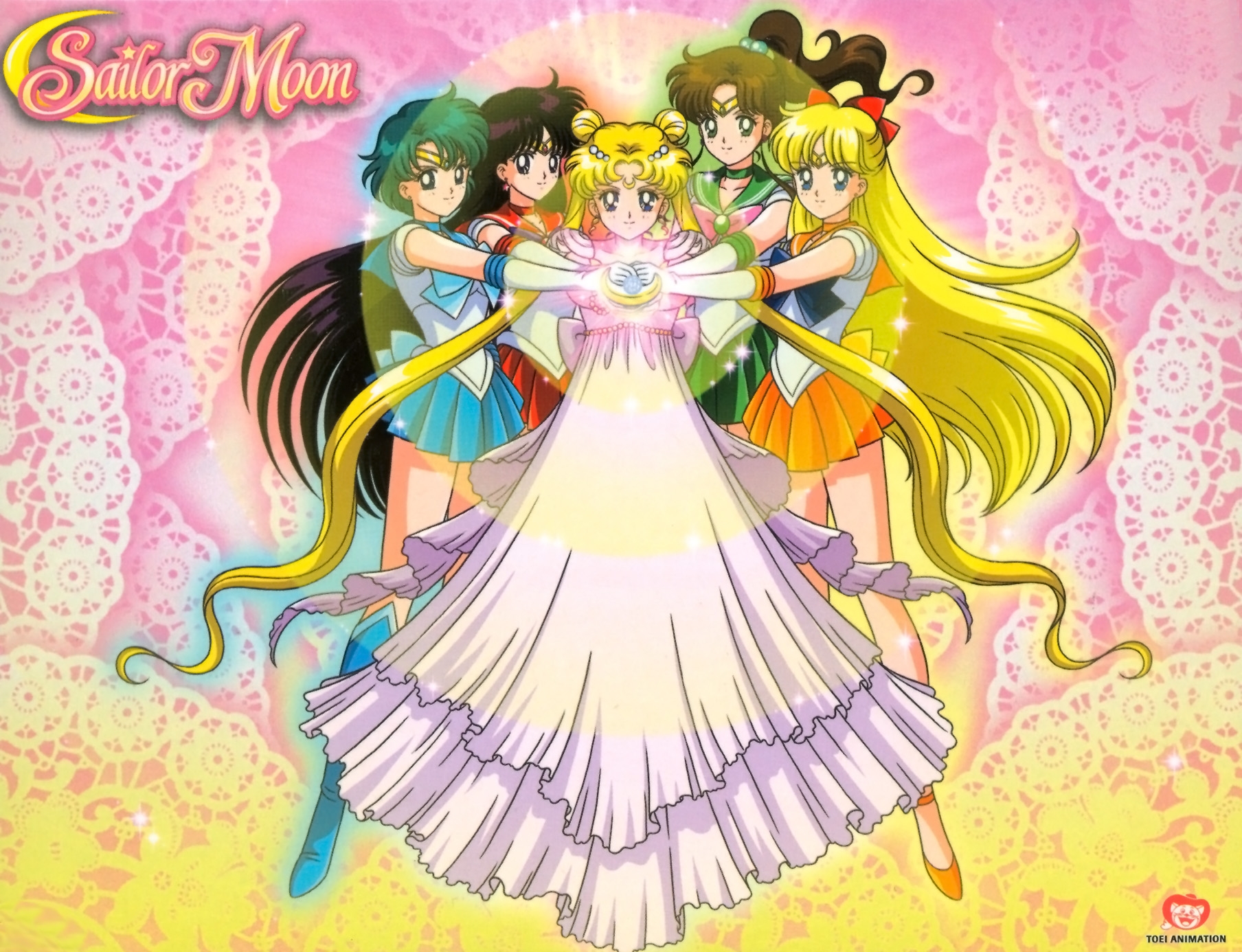 With Friends Sailor Moon Crystal Wallpaper