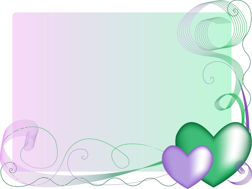 Cute Hearts Colorful Gradient Powerpoint Background Ppt