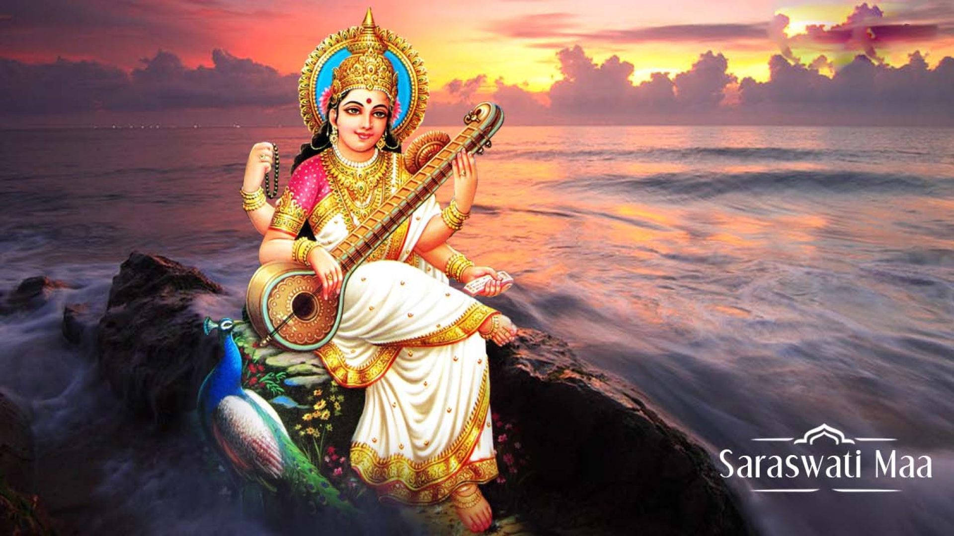 Saraswati Mata Wallpaper