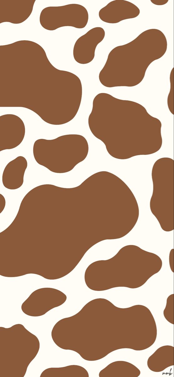 Cow Print Aesthetic iPhone Wallpaper