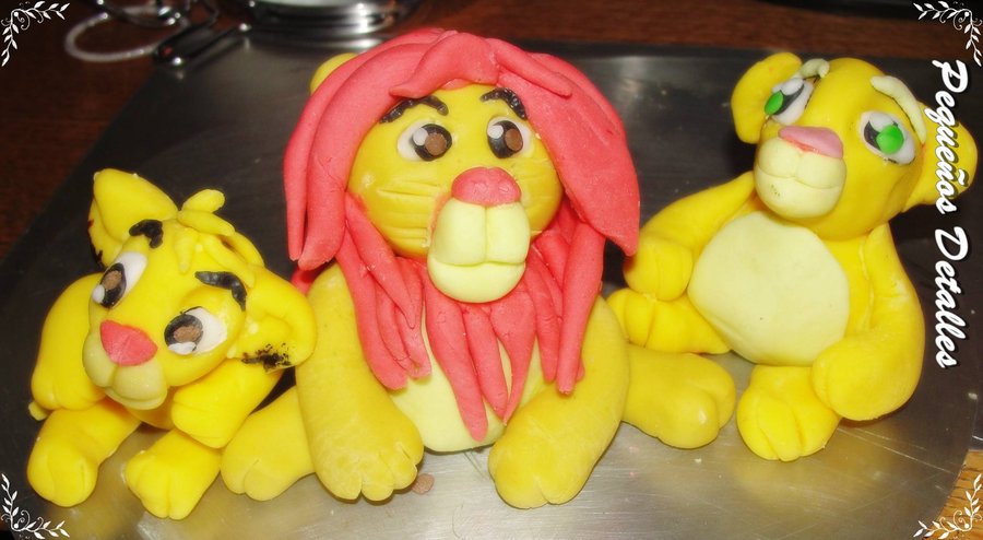 Lion king cake topper by Elvenmiri on