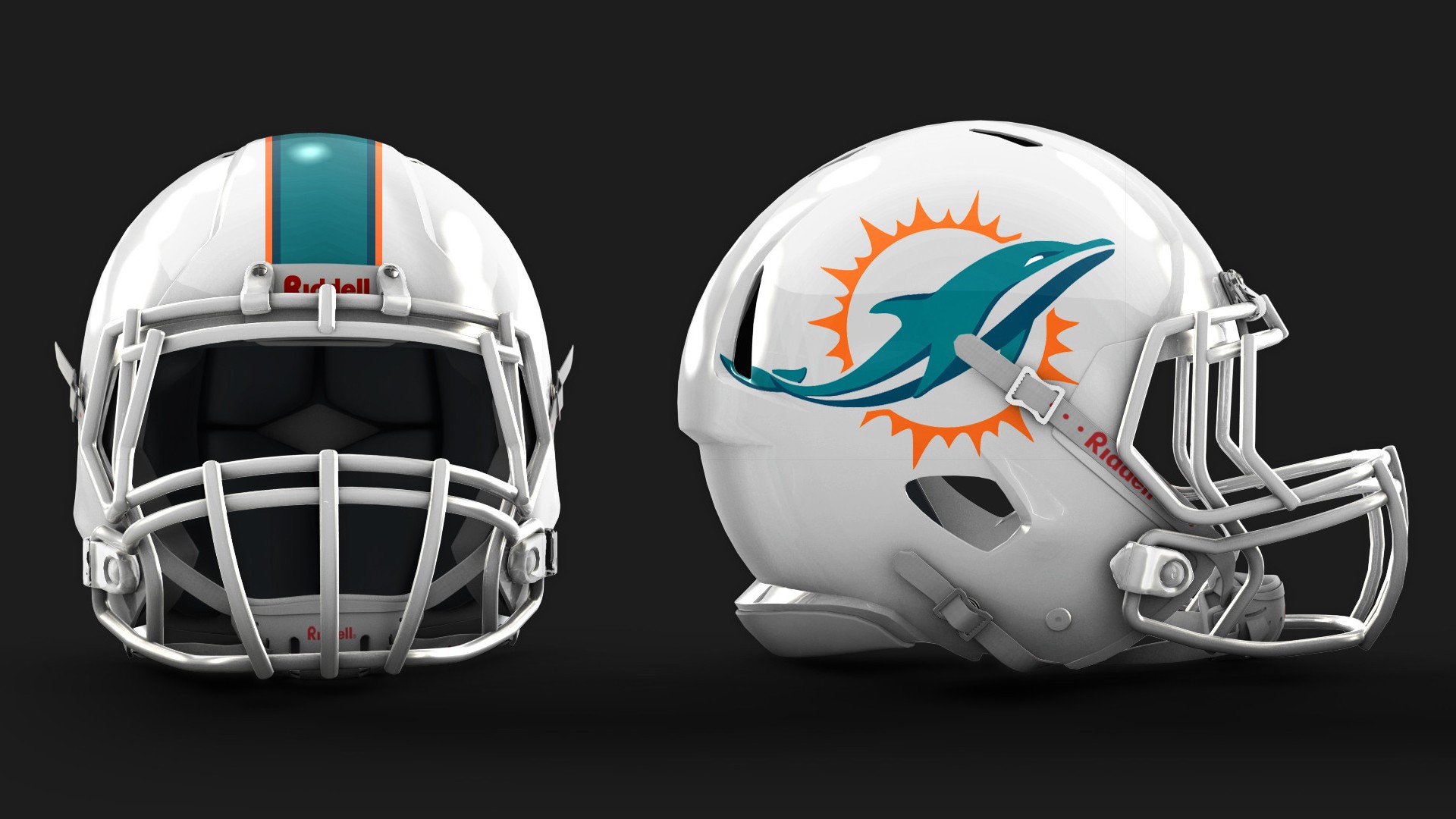 Miami Dolphins New Logo And Helmet Nfl Helmets