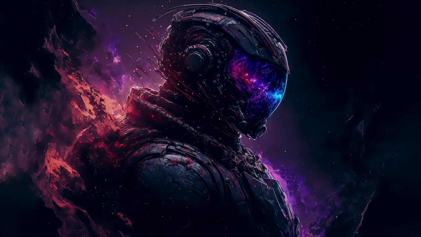 4k Ai Generated Background Wallpaper Space Soldier