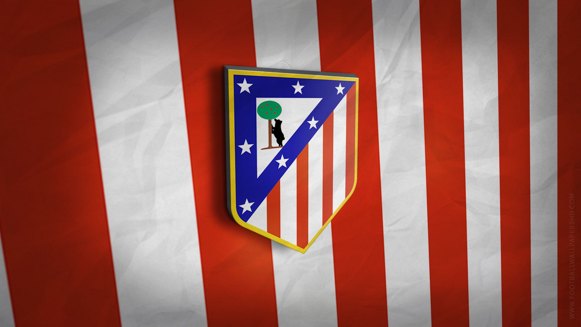 Atletico Madrid 3d Logo Wallpaper Football HD