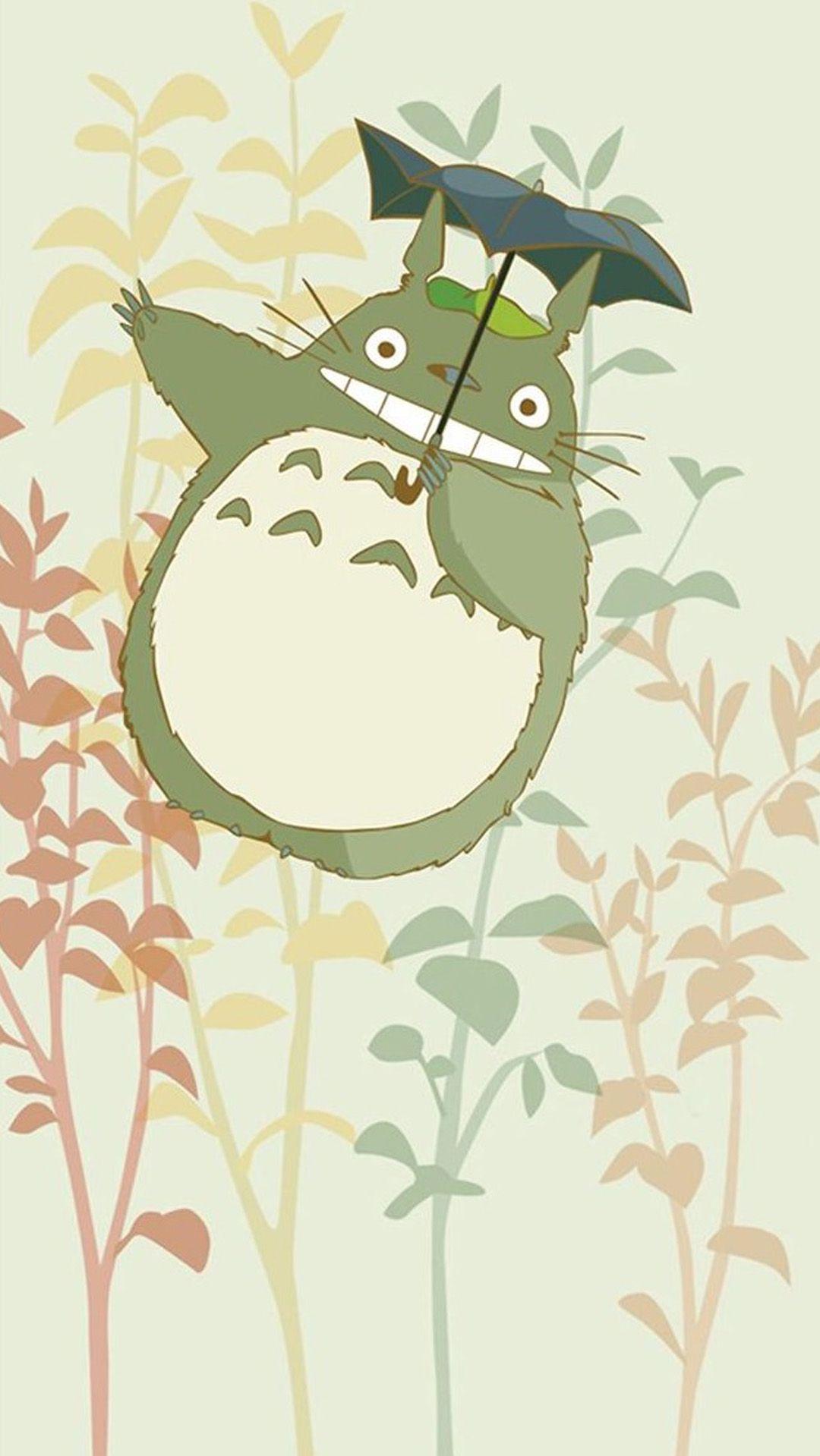 Cute My Neighbor Totoro iPhone Wallpaper Download iPhone