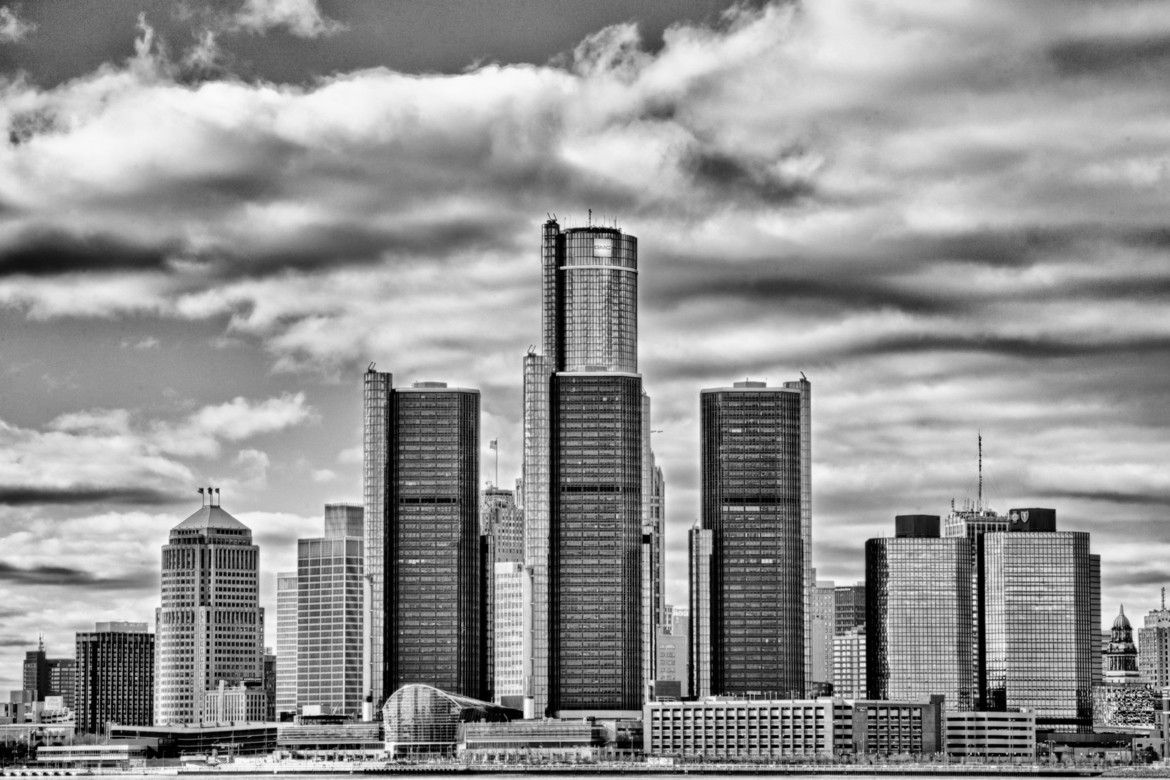 Detroit Skyline Wallpaper