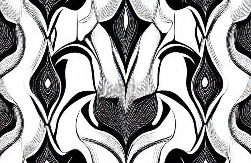 Black And White Abstract Wallpaper