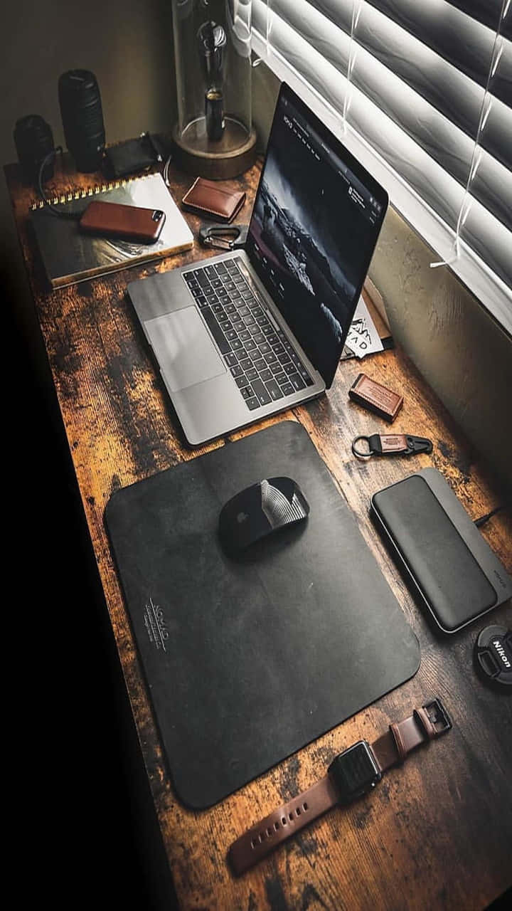 Office Desk Background Wallpaper