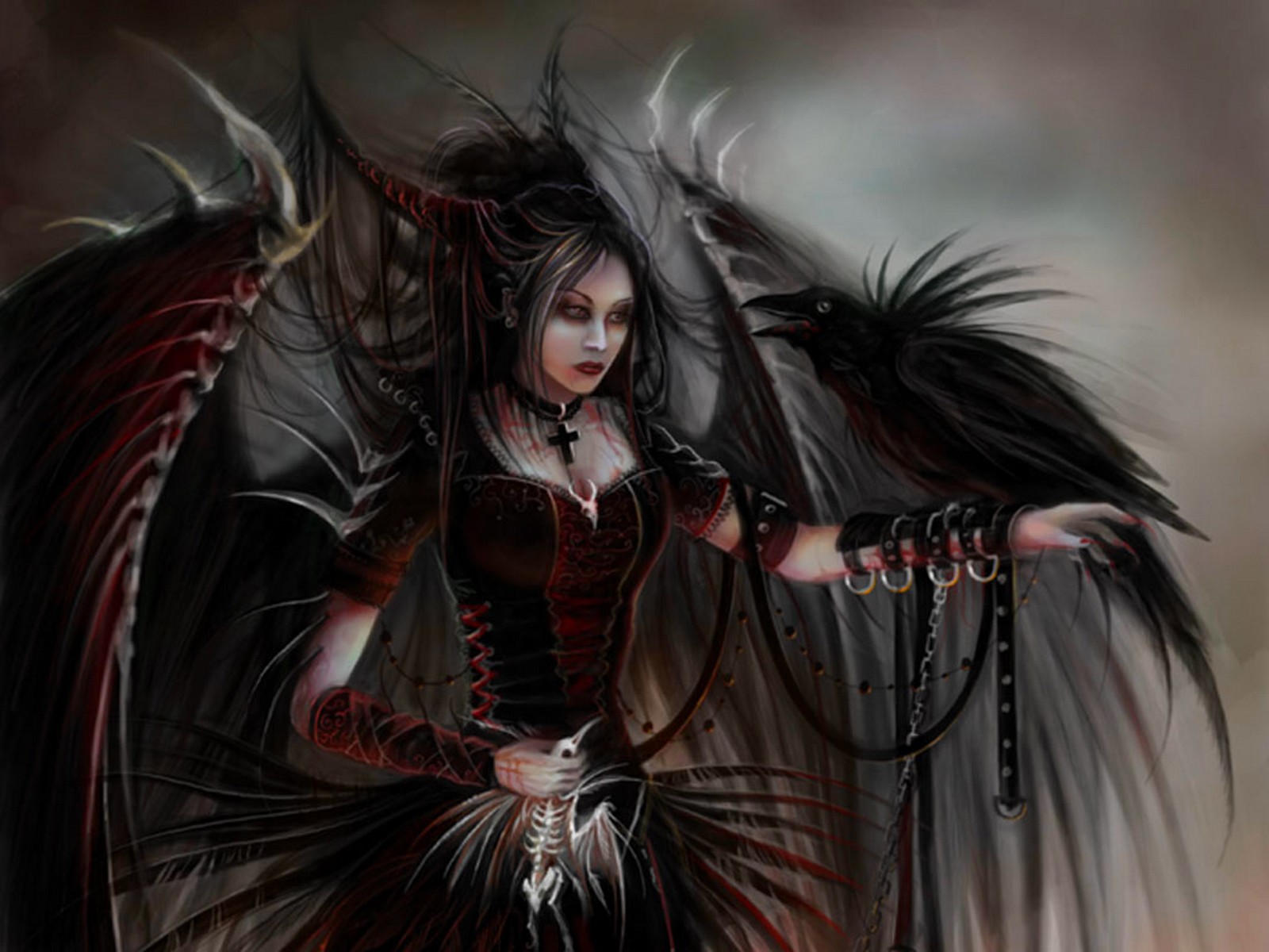 Black Angel With Wallpaper And Image Pictures