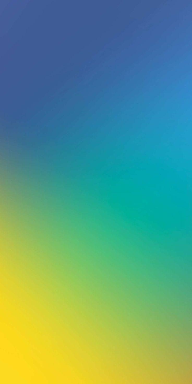 Blue And Yellow Gradient Background iPhone Wallpaper