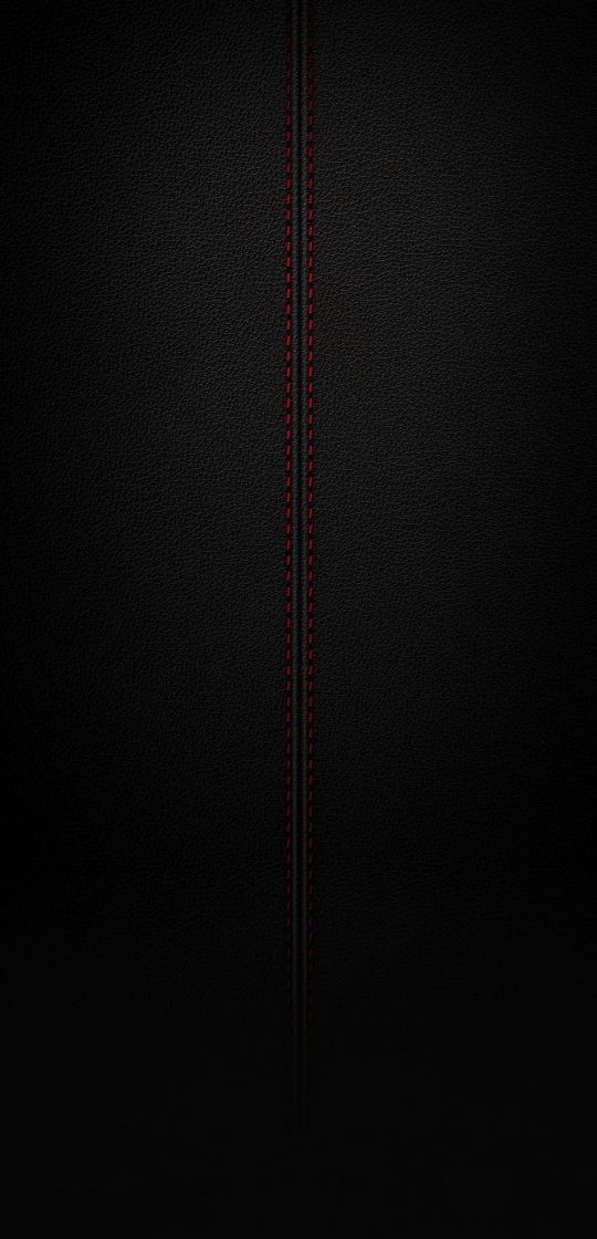 The Back Side Of A Black Phone With Red Stitching On It S Sides Wallpaper