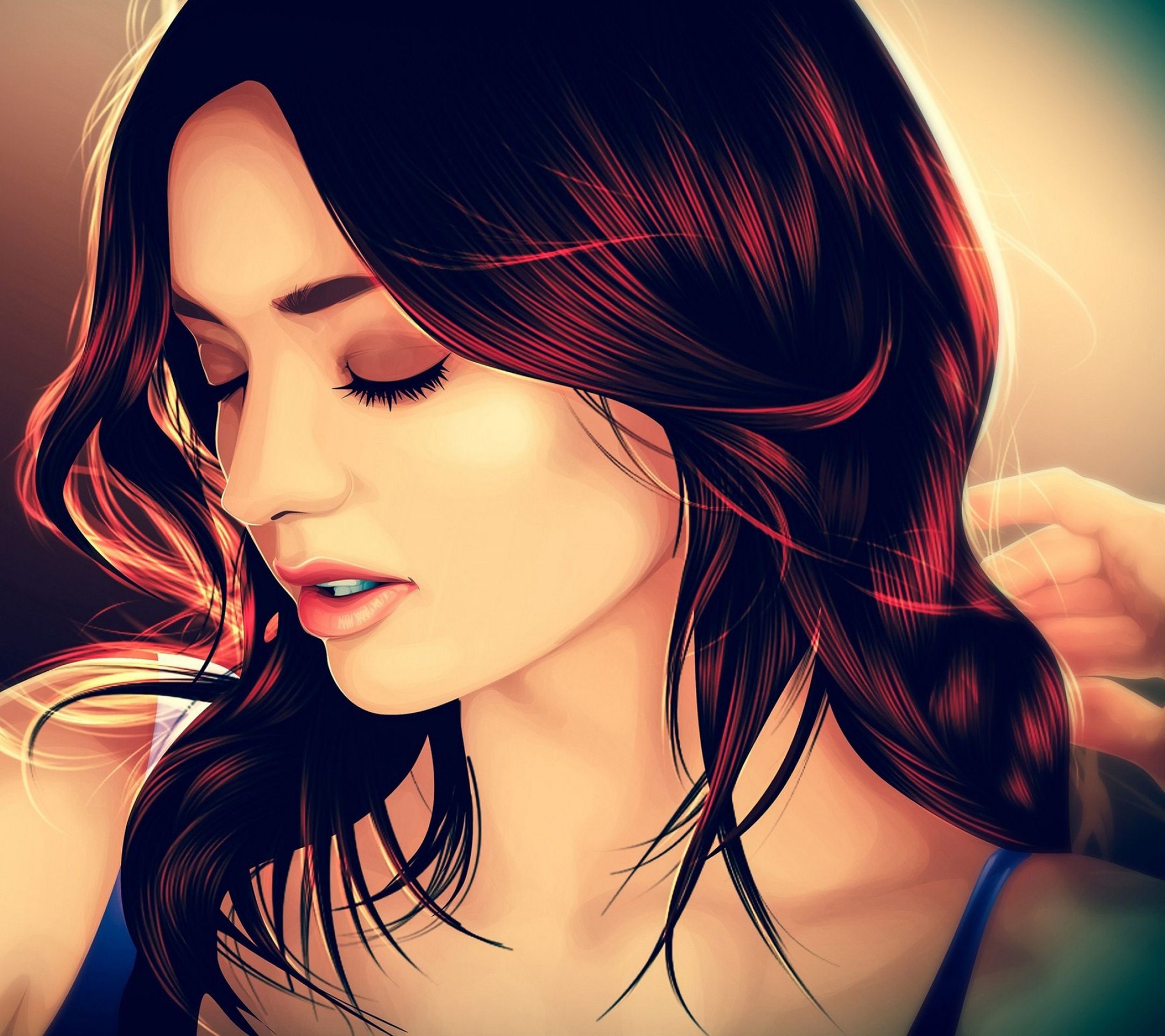 Cartoon Beautiful Fashion Girly Wallpaper HD