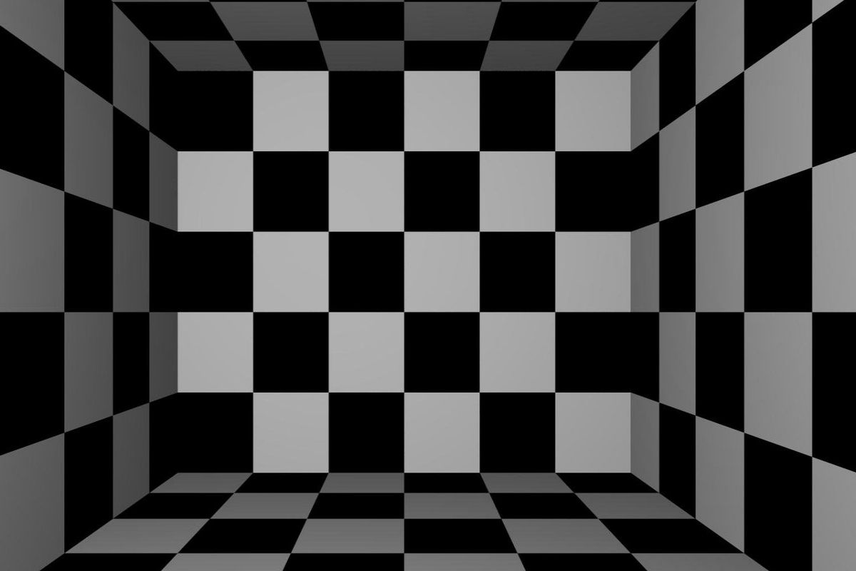 More 3d Room Blanco Y Negro Ilusion Wallpaper Source Link