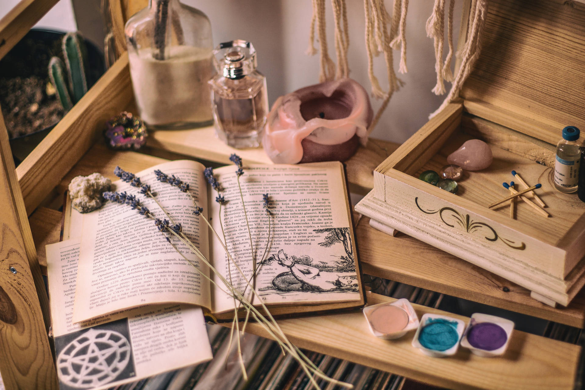 Aesthetic Book Desktop Wallpaper