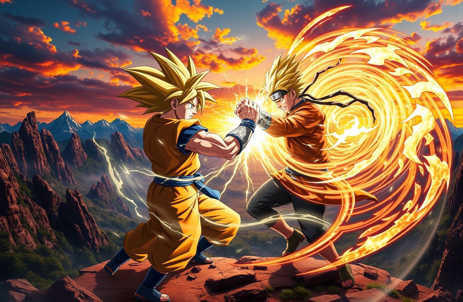 Goku And Naruto Wallpaper