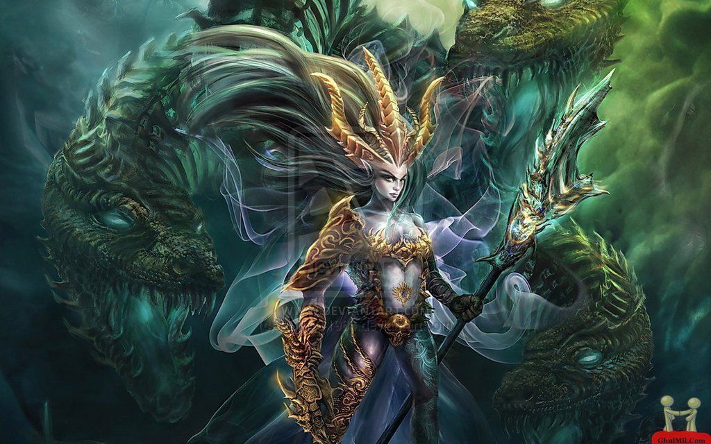 3d Dragon Wallpaper Beast Fantasy Creatures