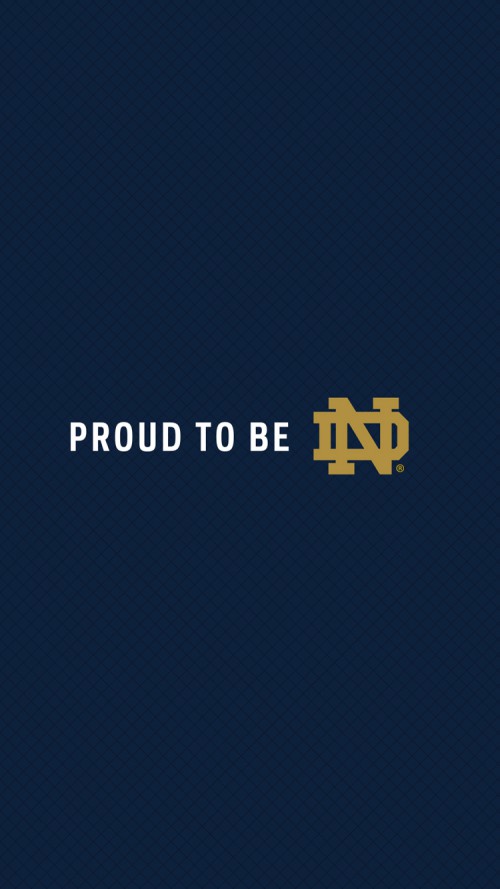 Notre Dame Football Team Logo Wallpaper For iPhone HD