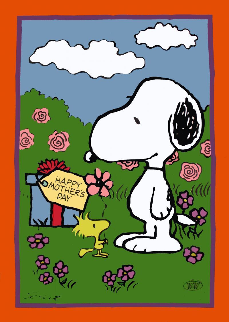 Happy Mother S Day Snoopy Charlie Brown And