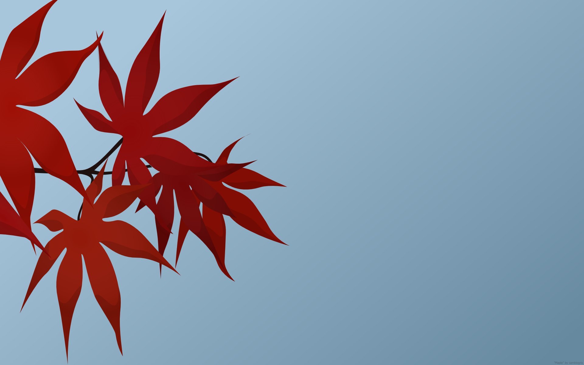 Leaves Red Wallpaper Background Walls Submit