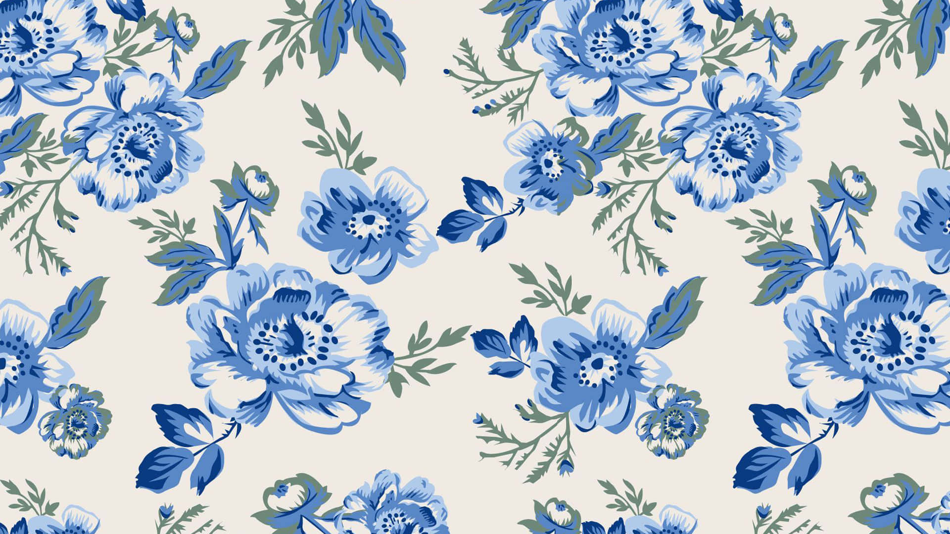 Blue Flower Desktop Wallpaper