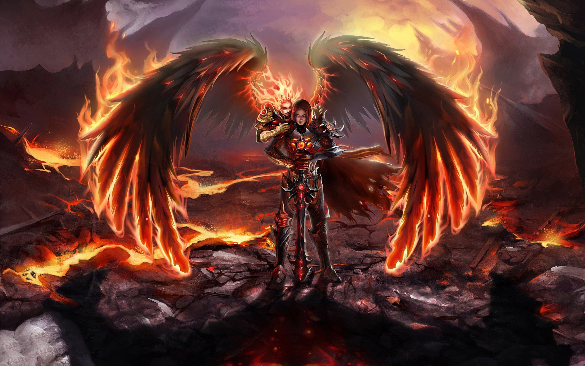  angel fire warrior flame archangel resolution 1920x1200 date 13 10 22