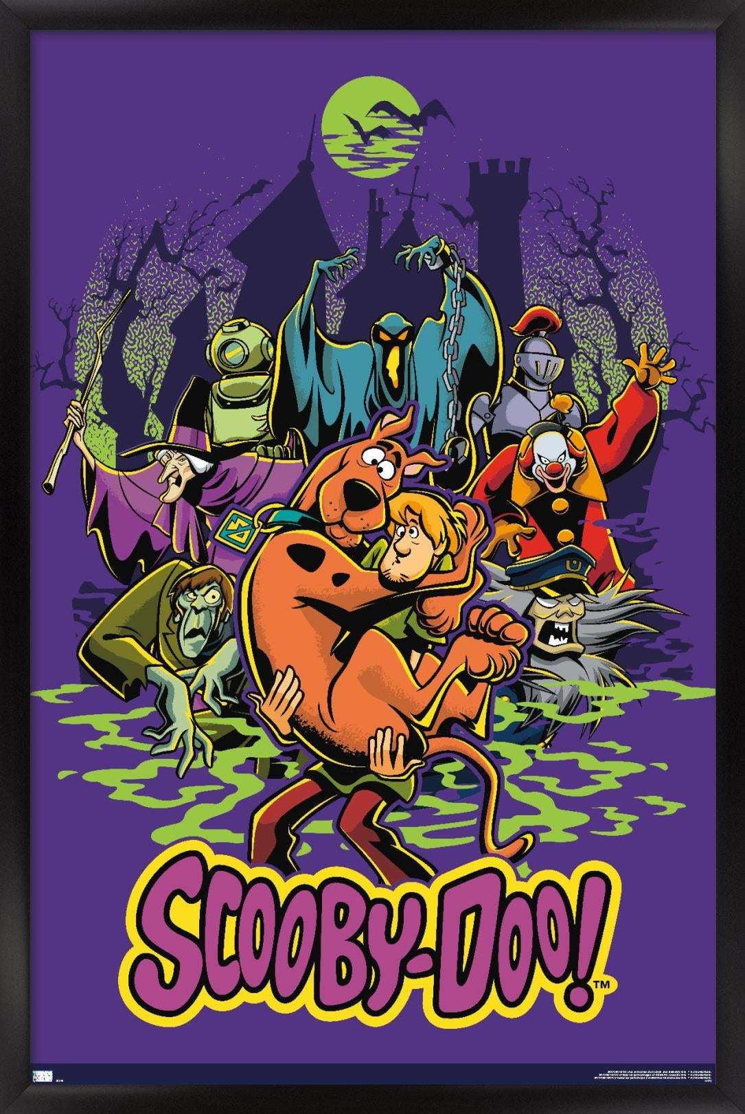 Scooby Doo Villains Group Wall Poster X Framed