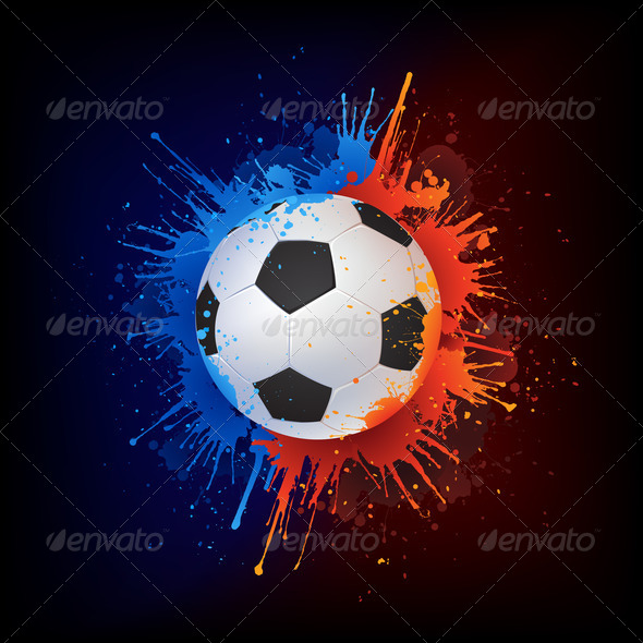 Pictures Soccer Ball Sport Theme Background For Powerpoint Background