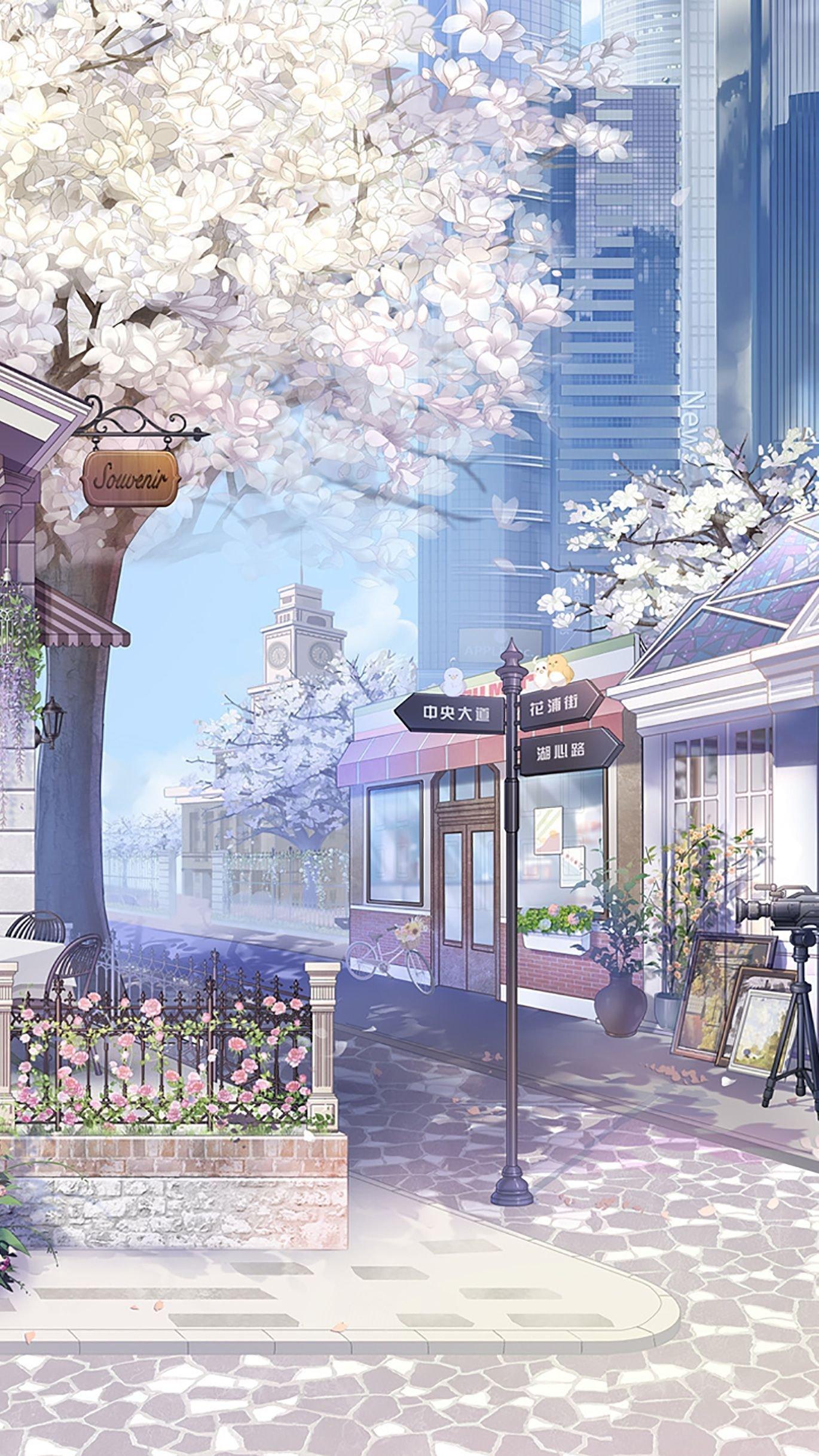 Anime Aesthetic Scenery Wallpaper Mobcup