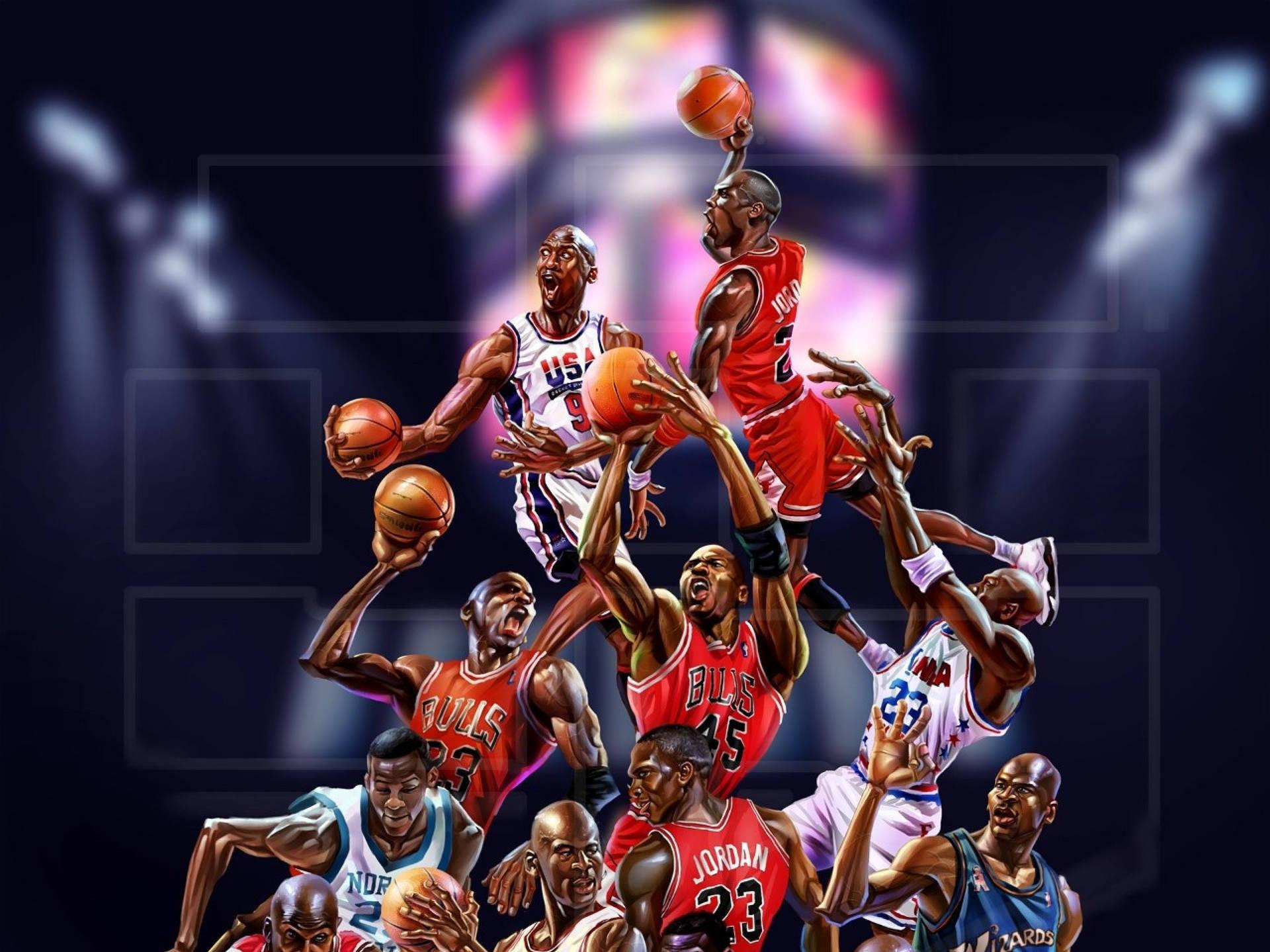 Michael Jordan Basketball Legend And Five Time Nba