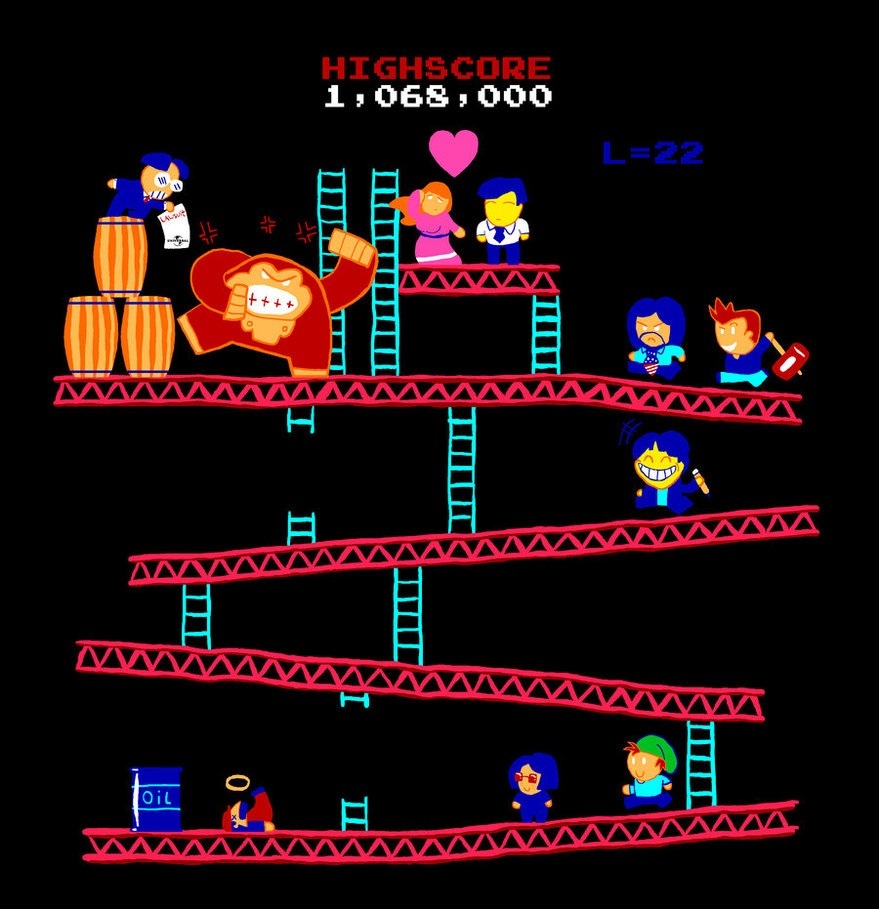 Donkey Kong Hintergrundbilder Arcade Foto Von Tova Fans Teilen
