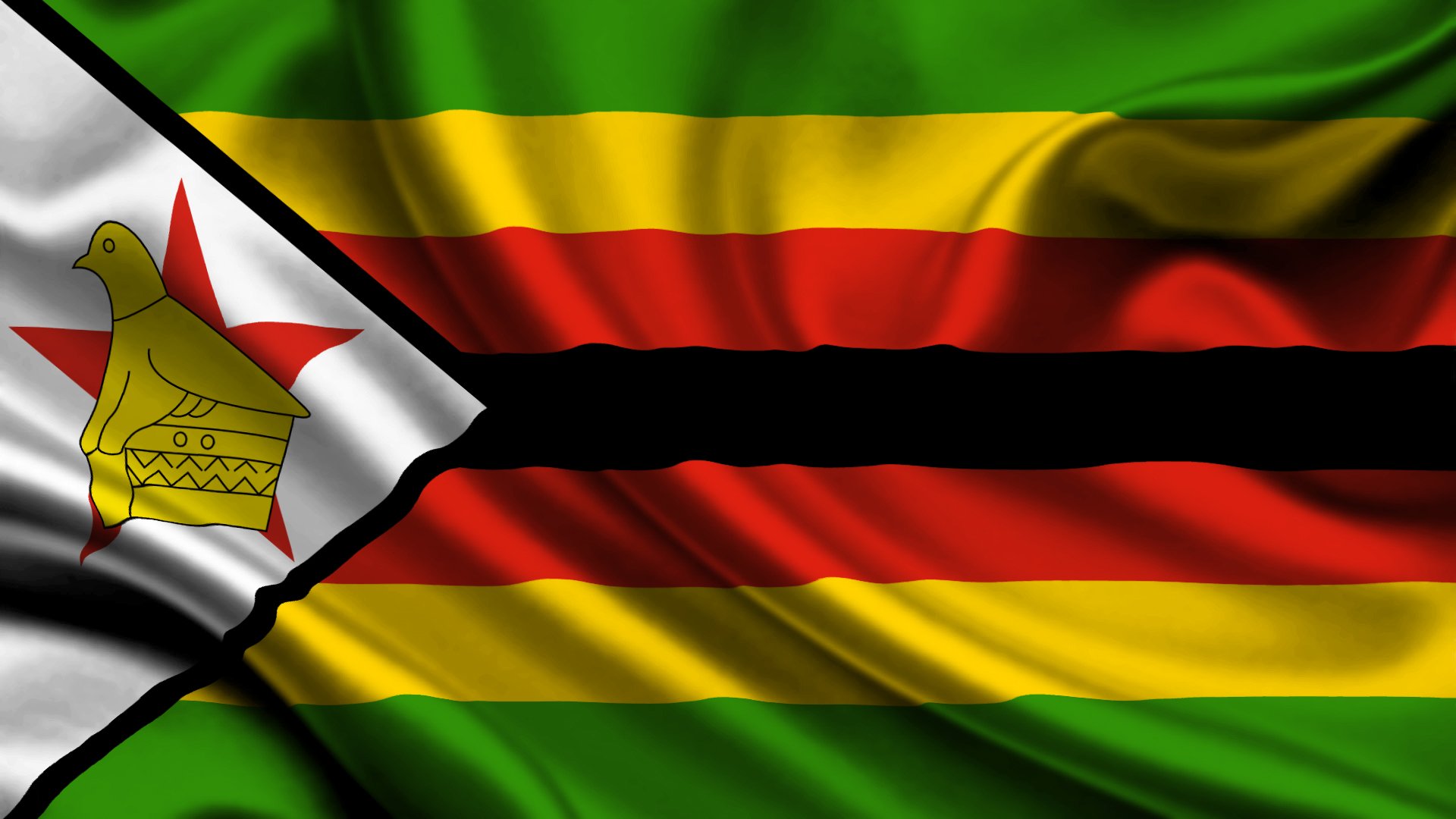 Flag Of Zimbabwe HD Wallpaper Background Image