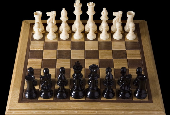 Wallpaper Chess Board Figure Position Desktop