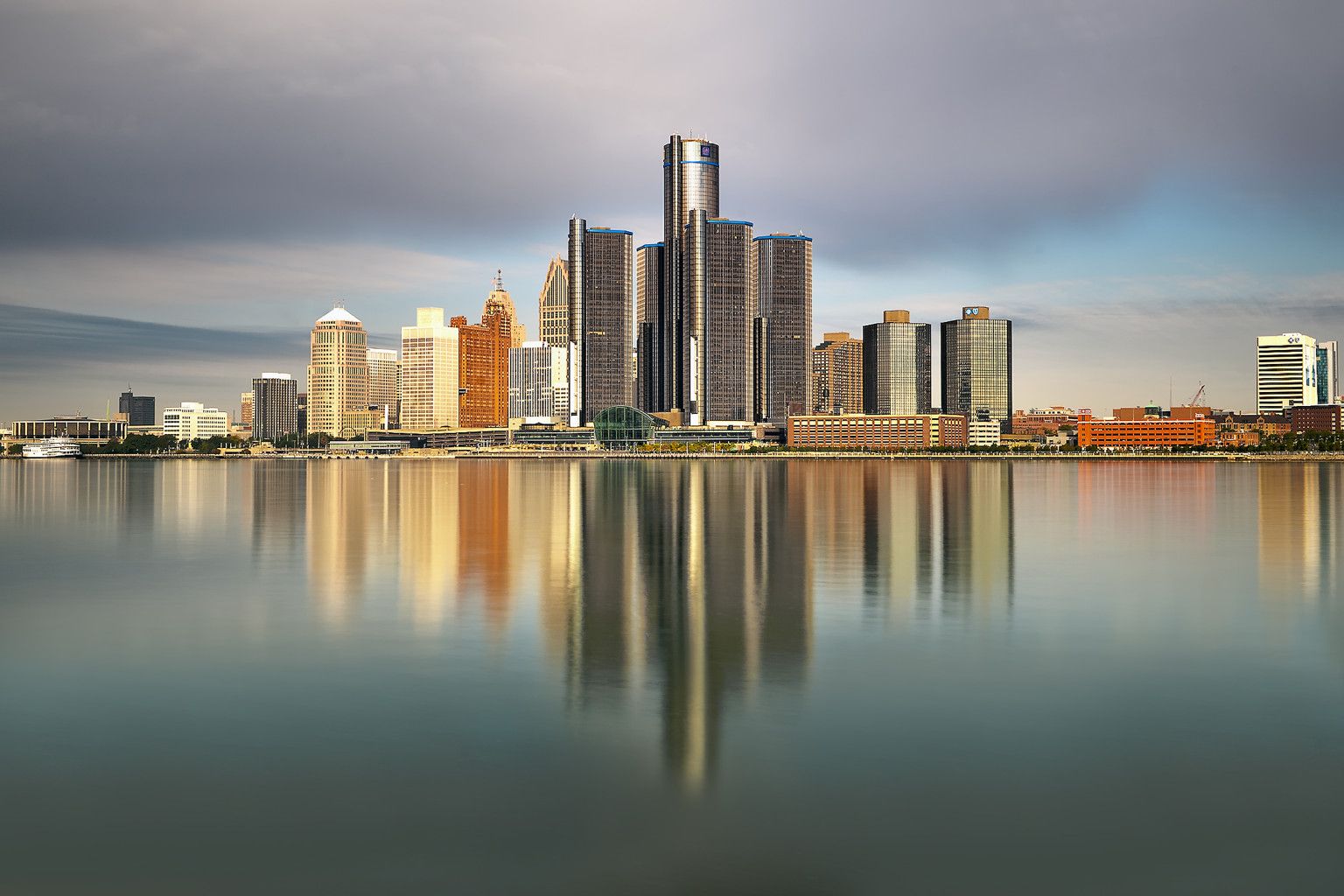 Detroit Skyline Wallpaper