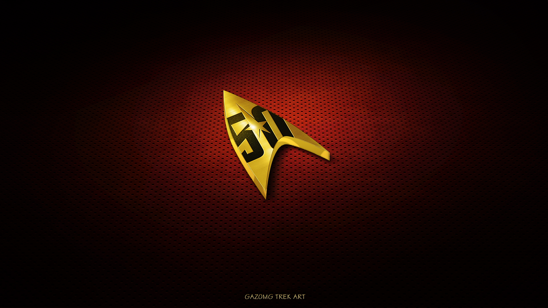 Star Trek Logo Wallpaper 50th Anniversary By Gazomg