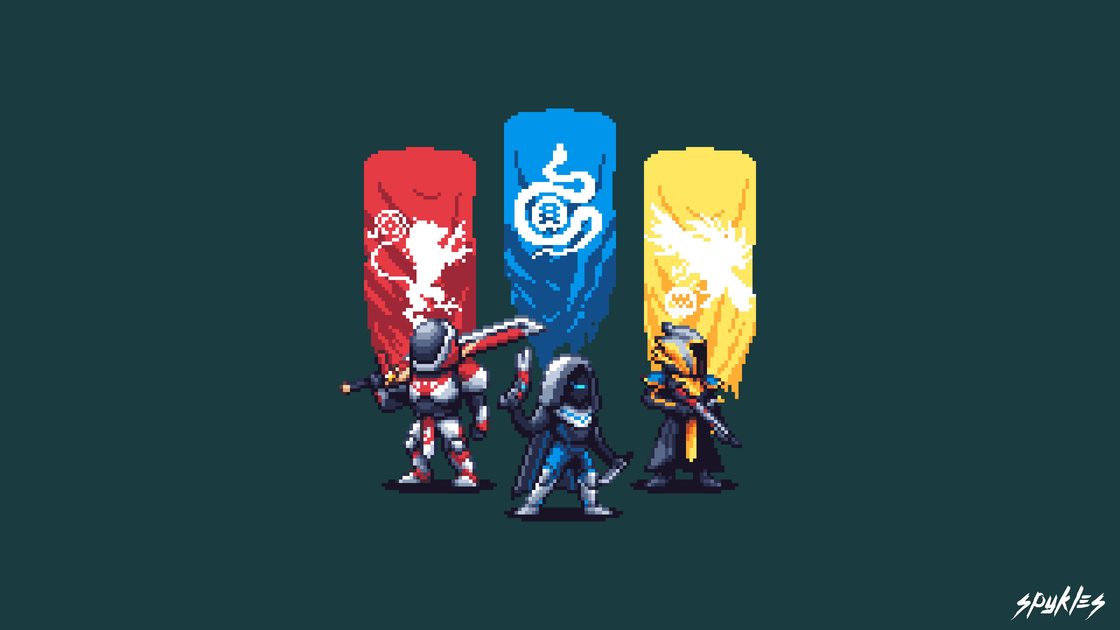 Destiny Pixel Artwork 4k HD Games Wallpaper Image