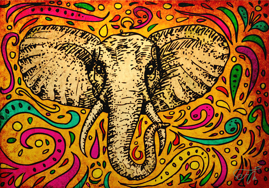 Indian Elephant Drawing Image Pictures Becuo
