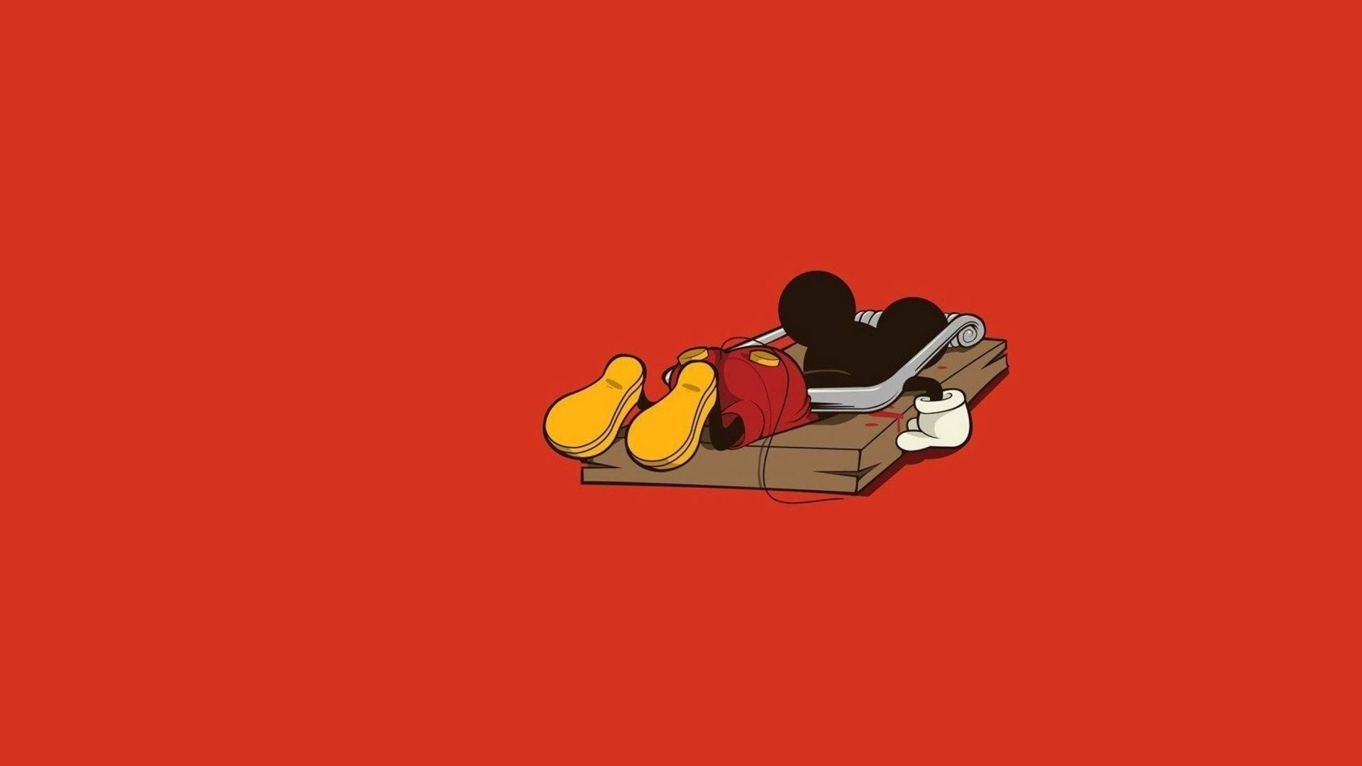 Mickey Mouse Trap Disney Desktop Wallpaper Puter
