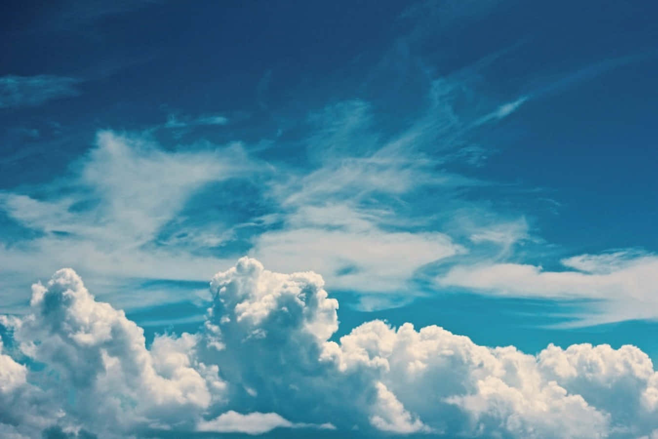 Blue Sky X Picture Wallpaper