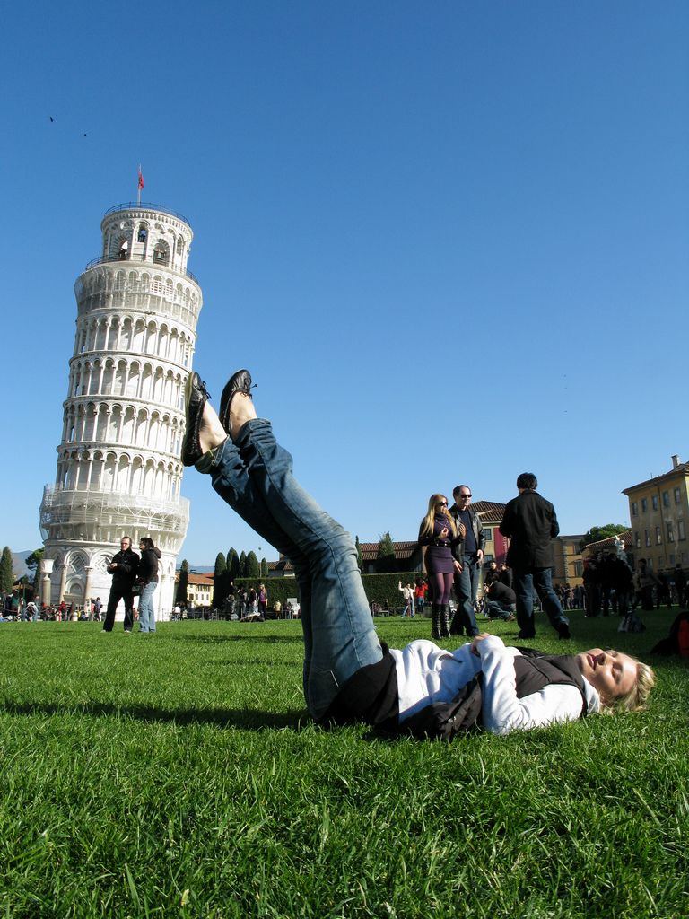 Visitor For Travel Amazing Leaning Tower Of Pisa Italy HD Wallpaper