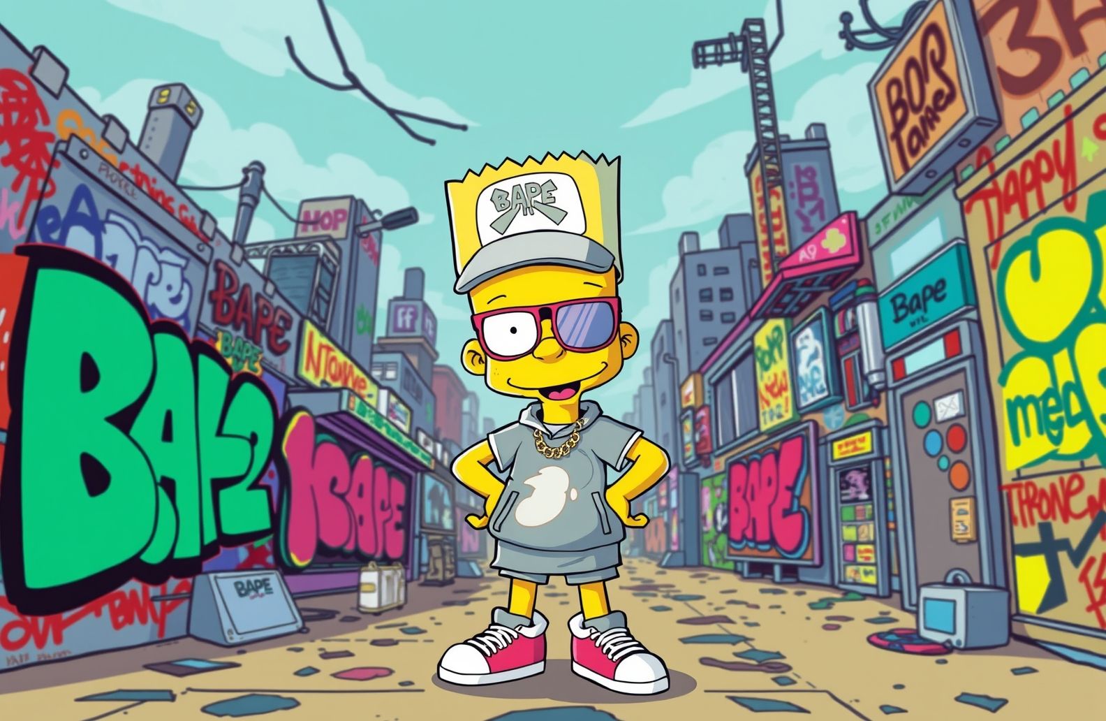 Bape Bart Wallpaper