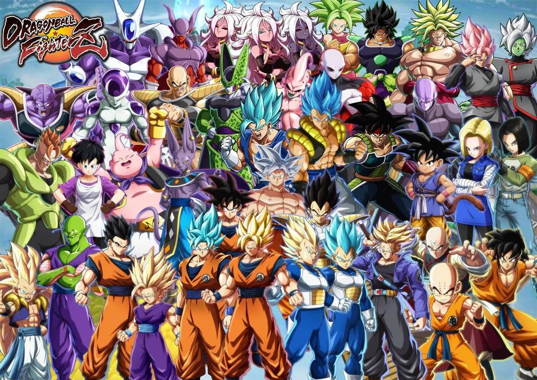 Dragon Ball Fighterz All Characters So Far By Supersaiyancrash On