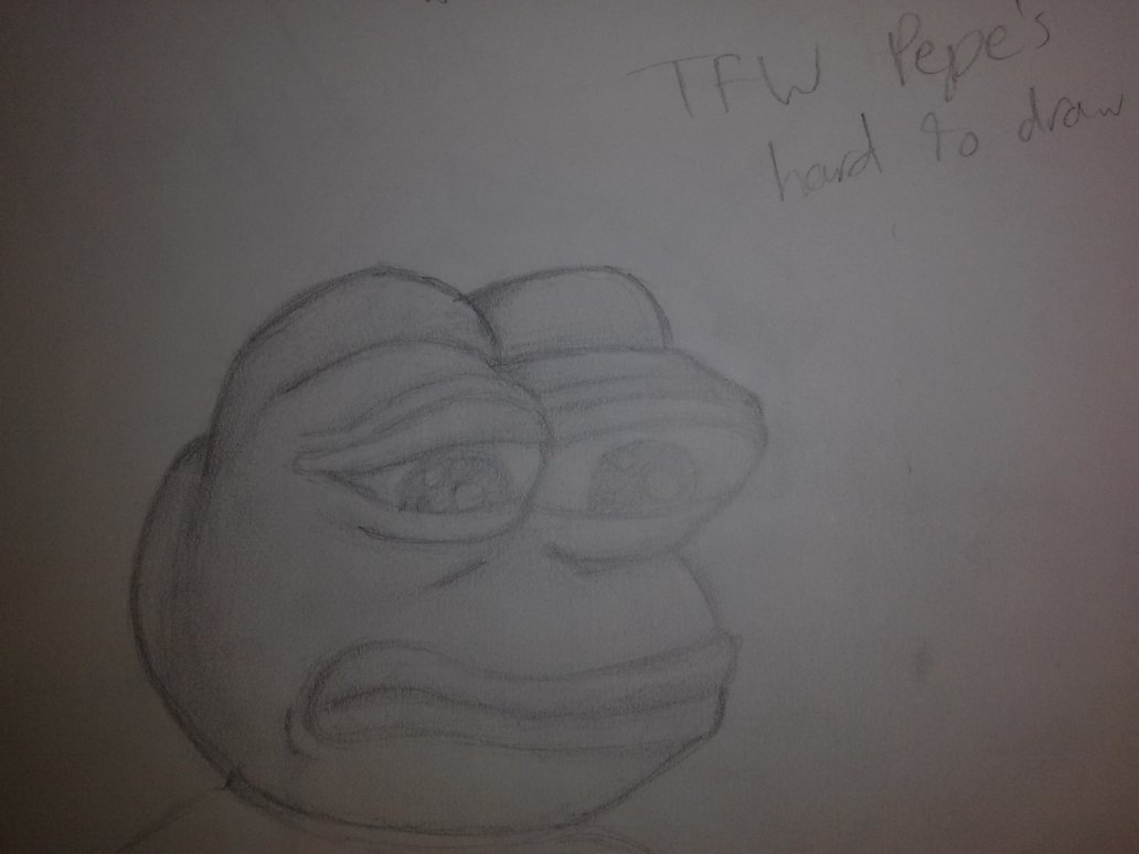 Rare Pepe Doodle By Jade Everstone