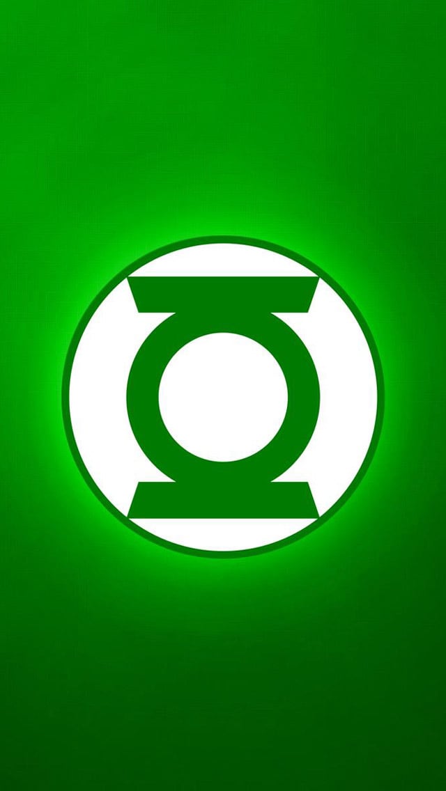 Green Lantern Logo Wallpaper for iPhone 5 640x1136