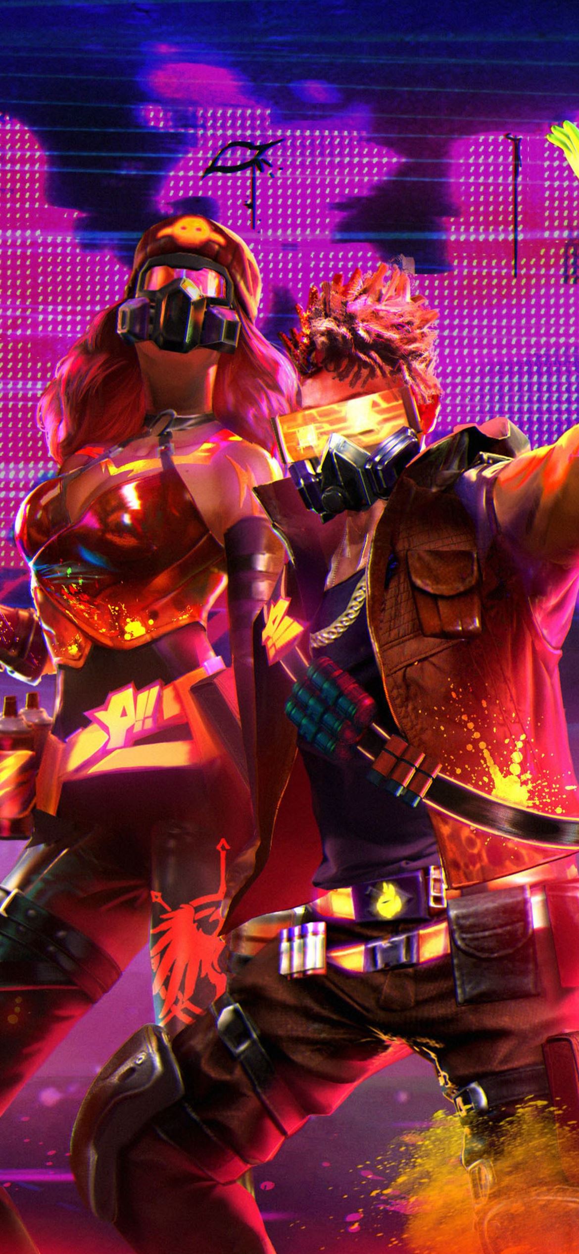 Garena Fire 4k Game iPhone Wallpaper